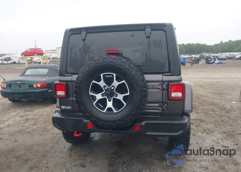 2021 Jeep Wrangler Unlimited Rubicon 4X4 из США, поврежденный, VIN 1C4HJXFN3MW656983
